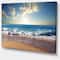 Designart - Sea Sunset - Seascape Photography Canvas Art Print